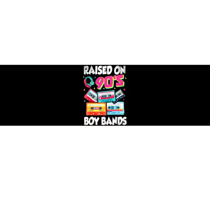 Raised On 90s Boy Bands Cassette Tape Retro Bumper Sticker