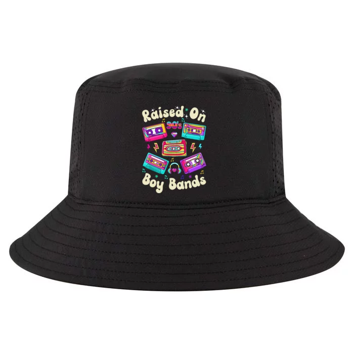 Raised On 90s Boy Bands Cassette Tape Cool Comfort Performance Bucket Hat