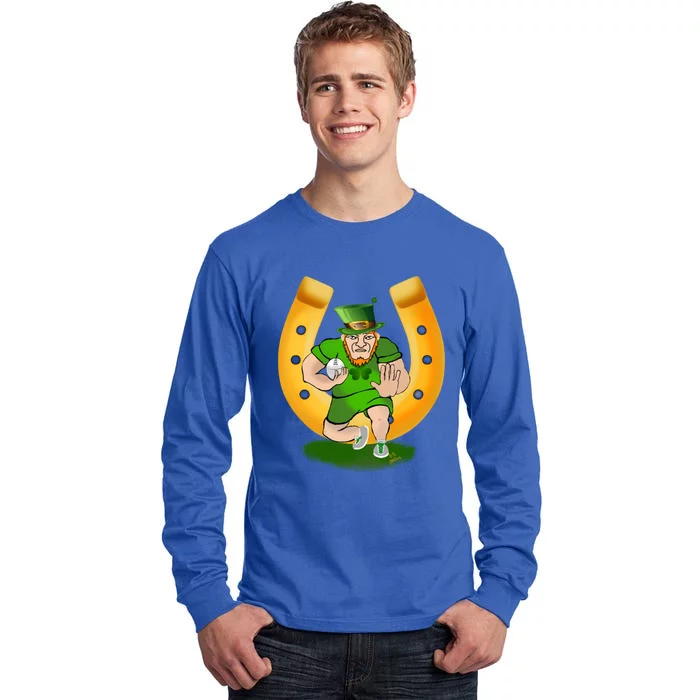 Rugby Outfit American Football Rugby Kobold St Patricks Day Gift Tall Long Sleeve T-Shirt