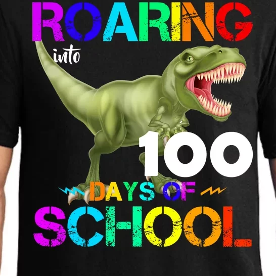 Roaring Into 100 Days Of School Pajama Set