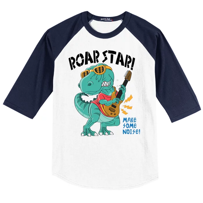 Roarstar Make Some Noise Baseball Sleeve Shirt