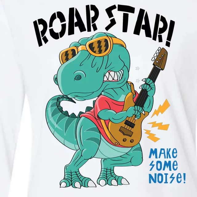 Roarstar Make Some Noise Womens Cotton Relaxed Long Sleeve T-Shirt