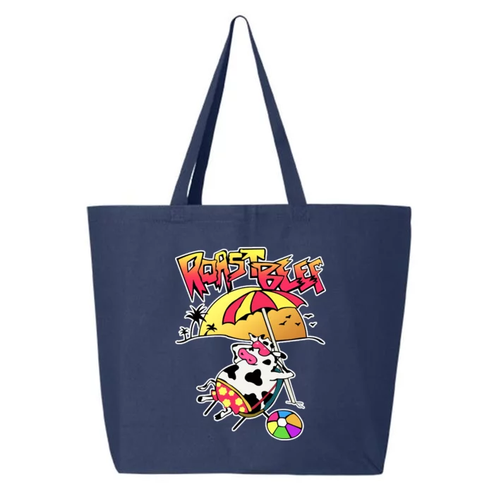 Roast Beef Dustin Cow On The Beach 25L Jumbo Tote