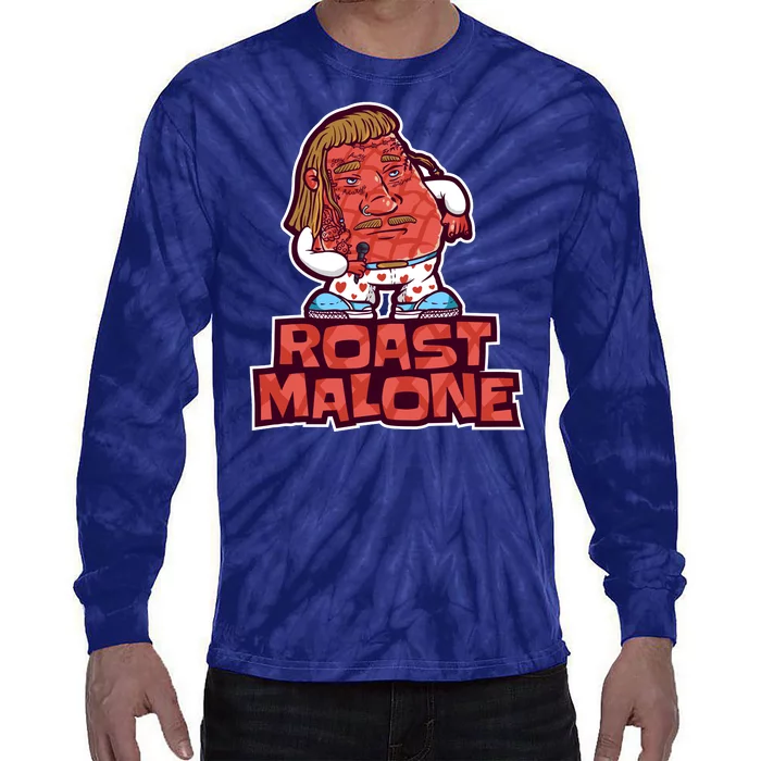 Roast Malone Tie-Dye Long Sleeve Shirt