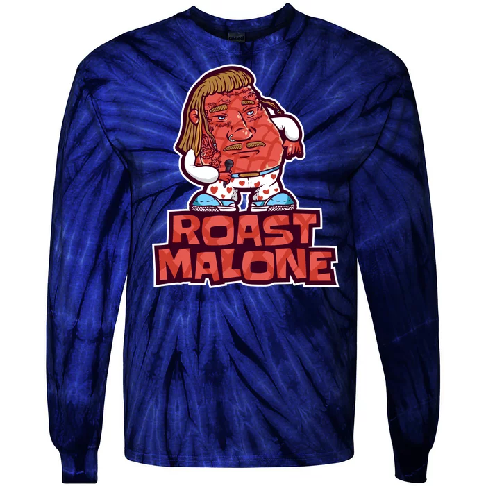 Roast Malone Tie-Dye Long Sleeve Shirt