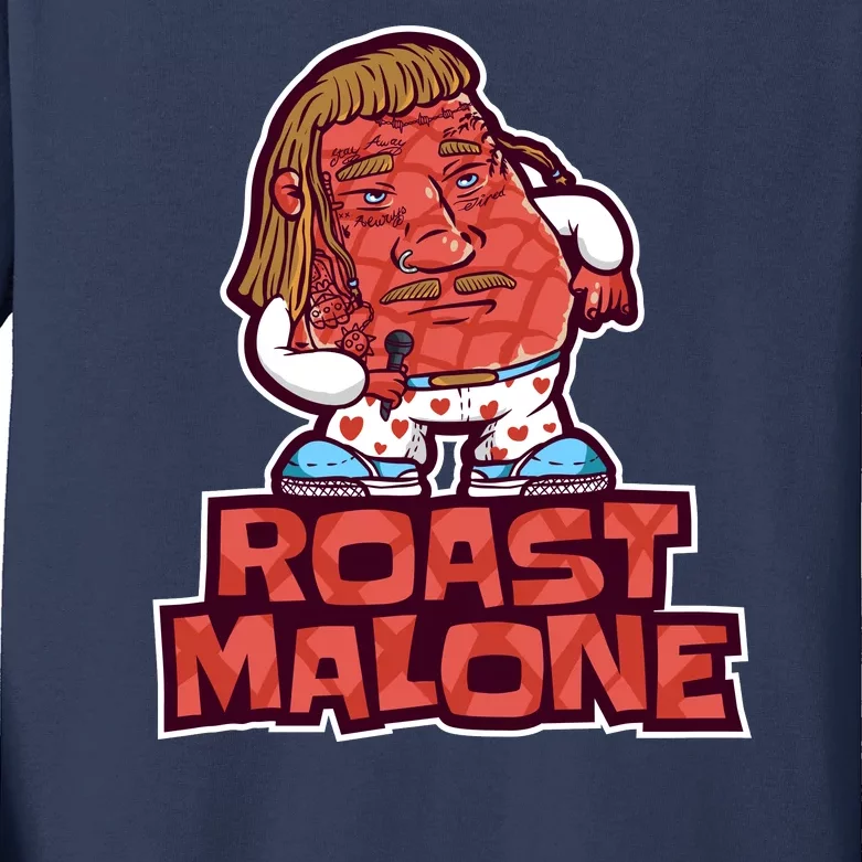 Roast Malone Kids Long Sleeve Shirt