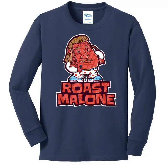 Roast Malone Kids Long Sleeve Shirt