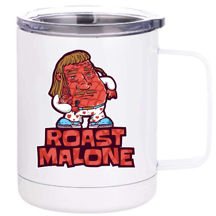 Roast Malone Front & Back 12oz Stainless Steel Tumbler Cup