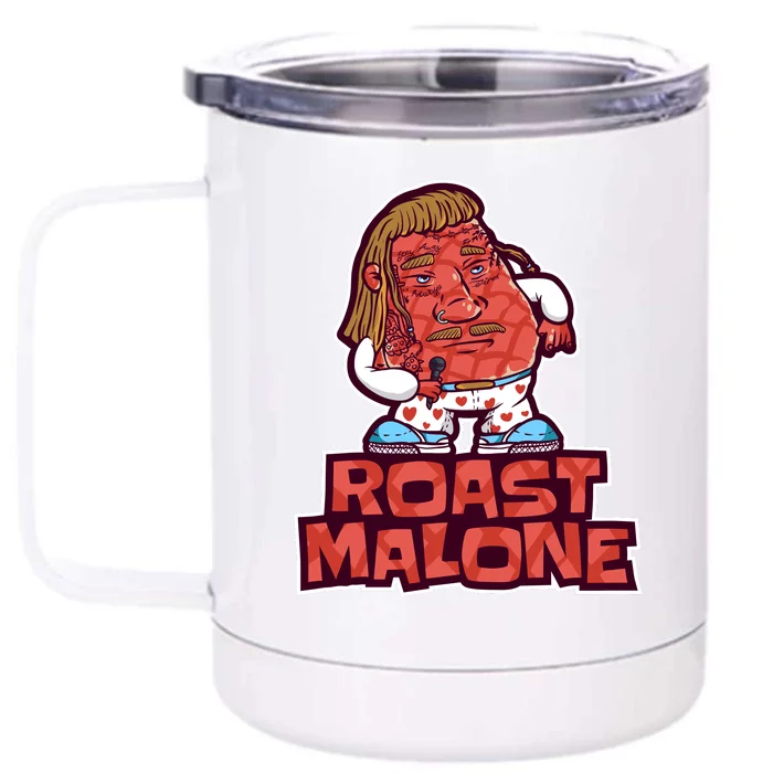 Roast Malone Front & Back 12oz Stainless Steel Tumbler Cup