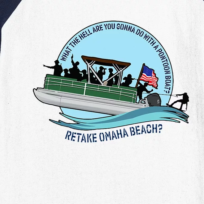 Retake Omaha Beach Baseball Sleeve Shirt