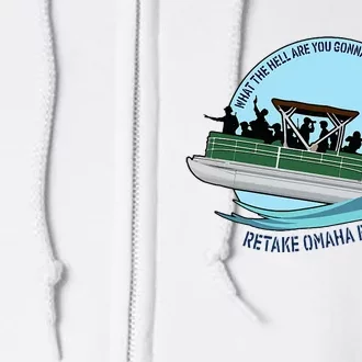 Retake Omaha Beach Full Zip Hoodie