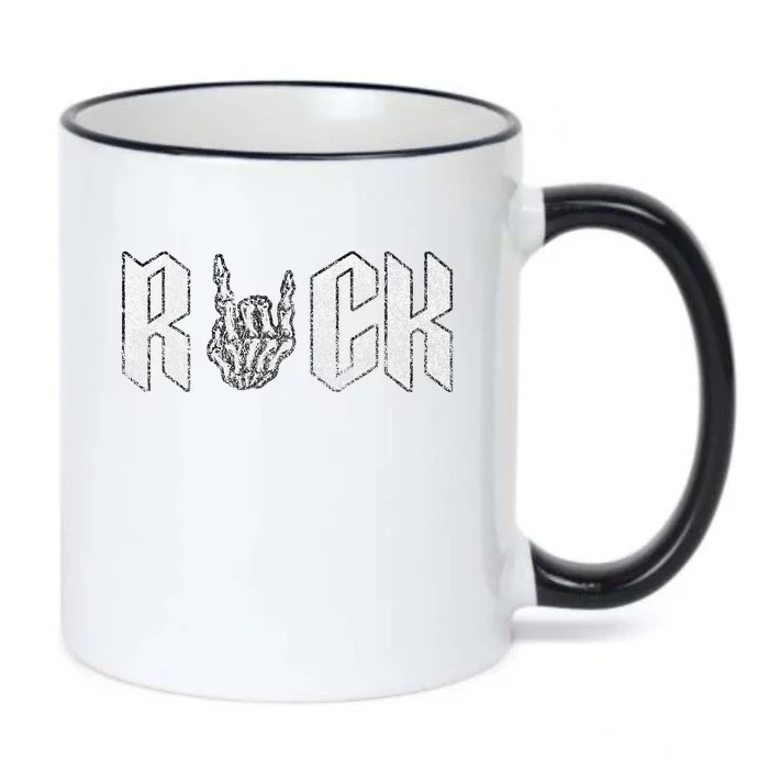 Rock On Band S For Women Rock And Roll T S For Black Color Changing Mug