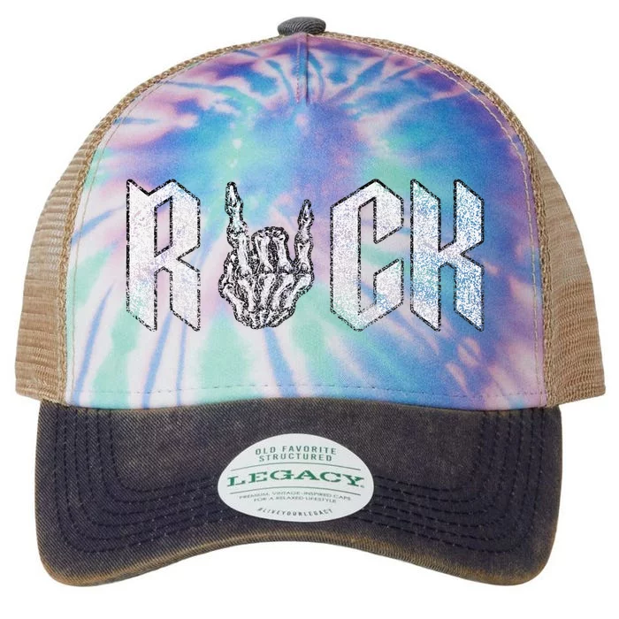 Rock On Band S For Women Rock And Roll T S For Legacy Tie Dye Trucker Hat