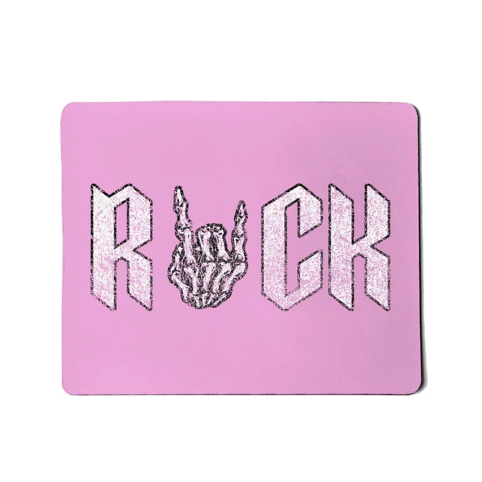 Rock On Band S For Women Rock And Roll T S For Mousepad