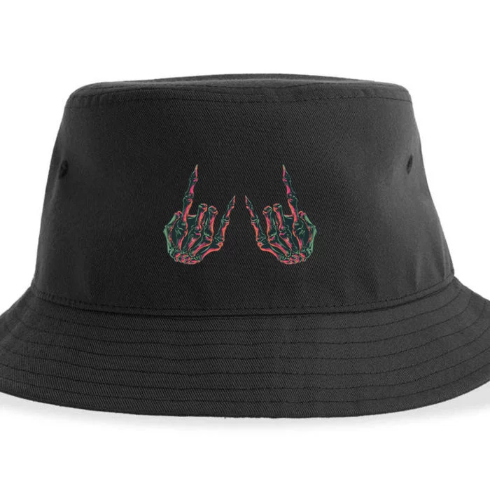 Rock On Band S Rock And Roll Graphic Novelty Concert Sustainable Bucket Hat