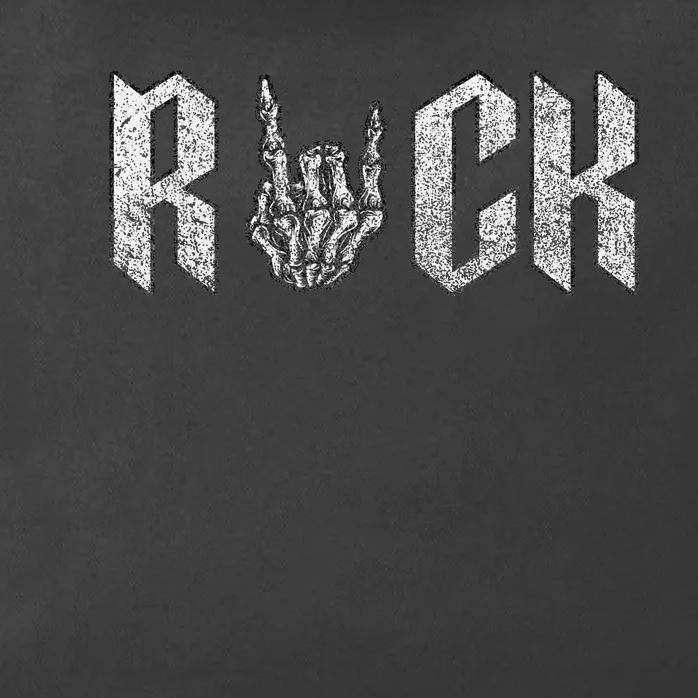 Rock On Band For  Rock And Roll Zip Tote Bag