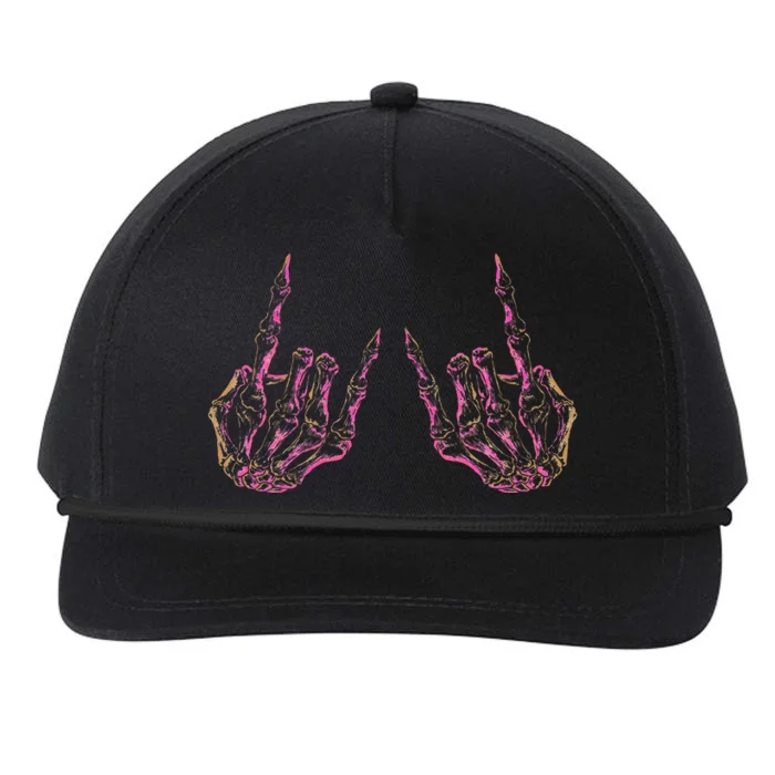 Rock On Band Tees For Women Rock And Roll Snapback Five-Panel Rope Hat