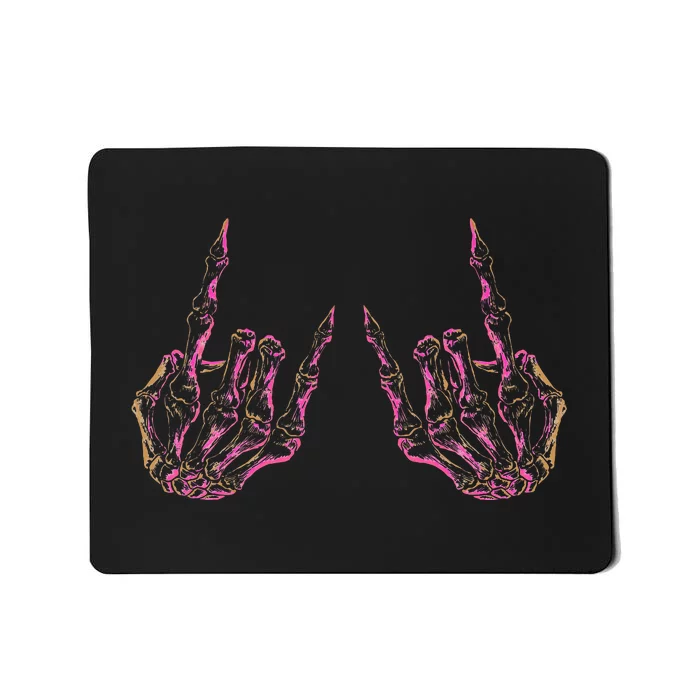 Rock On Band Tees For Women Rock And Roll Mousepad