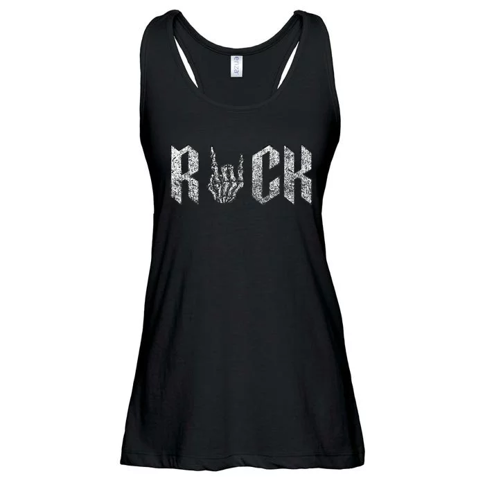 Rock On Band S For Women Rock And Roll Ladies Essential Flowy Tank