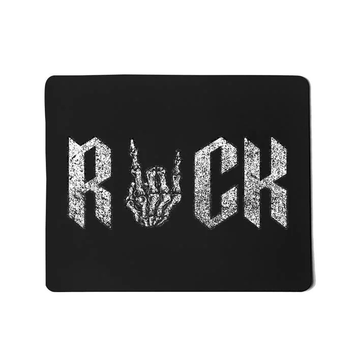 Rock On Band S For Women Rock And Roll Mousepad