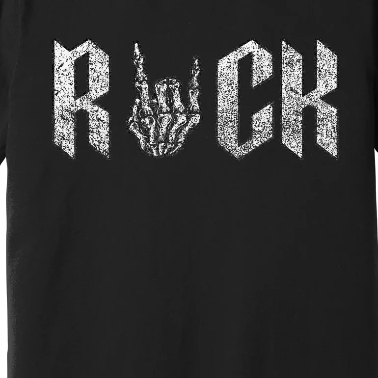 Rock On Band S For Women Rock And Roll Premium T-Shirt