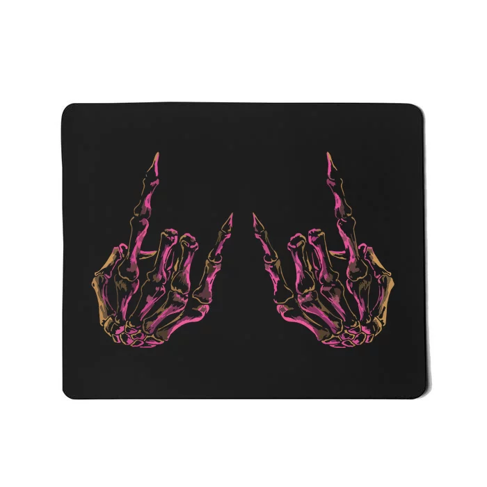 Rock On Band Tees For Women Rock And Roll Mousepad