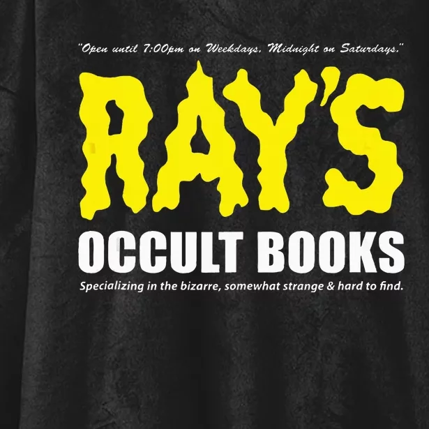 RayS Occult Books Hooded Wearable Blanket