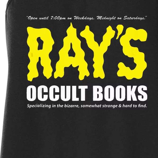 RayS Occult Books Women's Racerback Tank