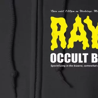 RayS Occult Books Full Zip Hoodie