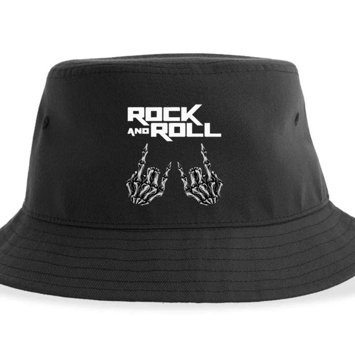 Rock On Band S For Women Rock And Roll Sustainable Bucket Hat