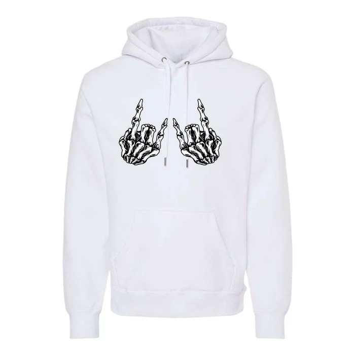 Rock On Band Tees For Women Rock And Roll Premium Hoodie