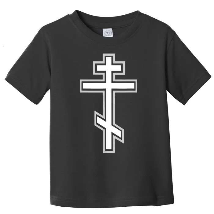 Russian Orthodox Cross Crucifix Christian Toddler T-Shirt