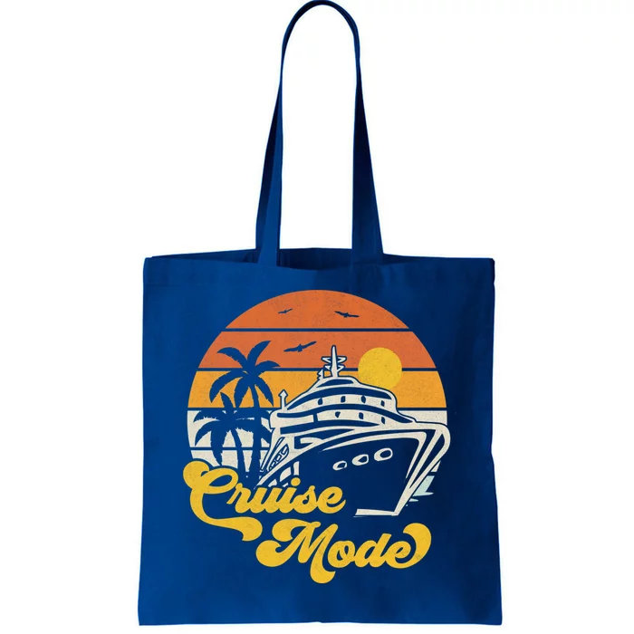 Retro On Cruise Mode Family Vacation Style Gift Tote Bag