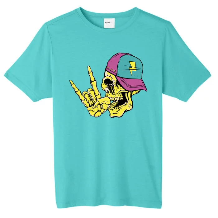 Rock On Cool Skull ChromaSoft Performance T-Shirt