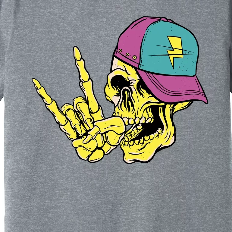 Rock On Cool Skull Premium T-Shirt