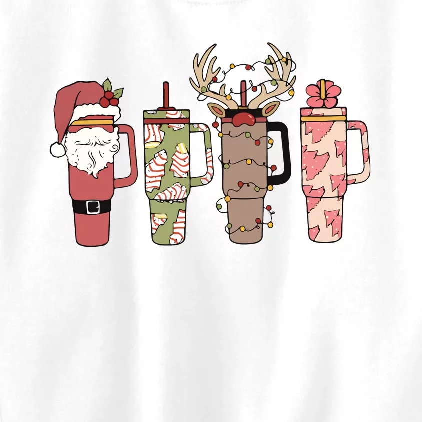 Retro Obsessive Cup Disorder Christmas Kids Sweatshirt