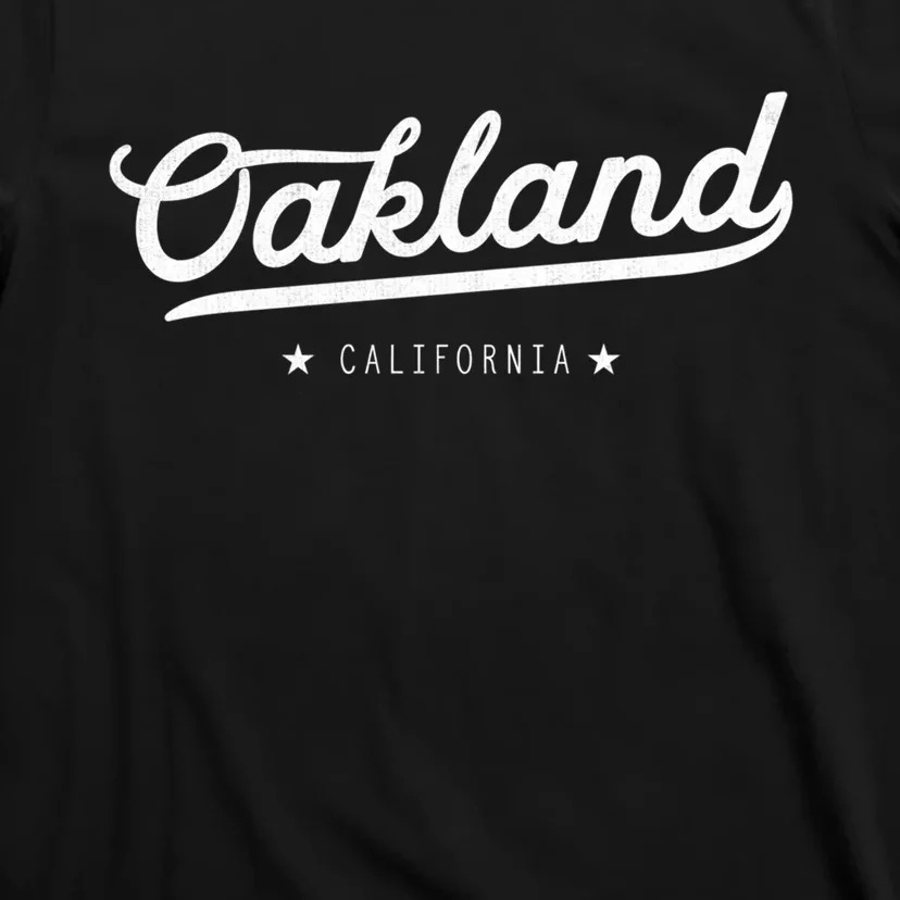 Retro Oakland California Bay Area Novelty T-Shirt