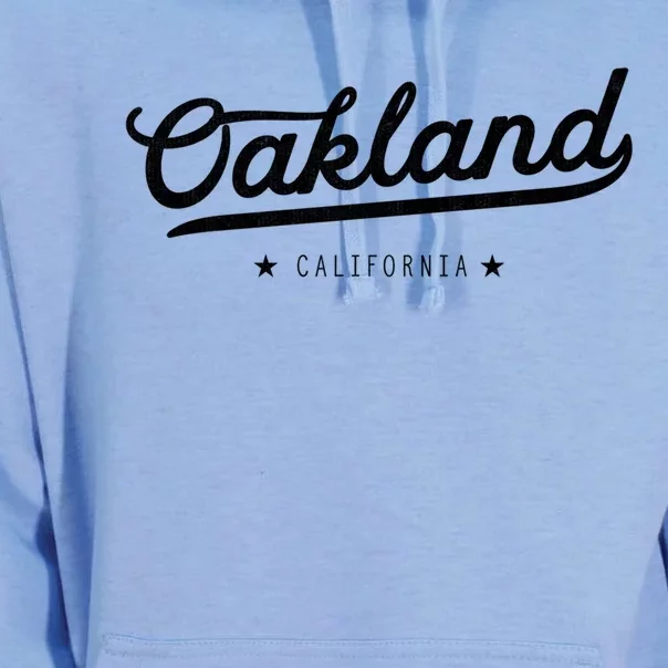 Retro Oakland California Bay Area Novelty Unisex Surf Hoodie