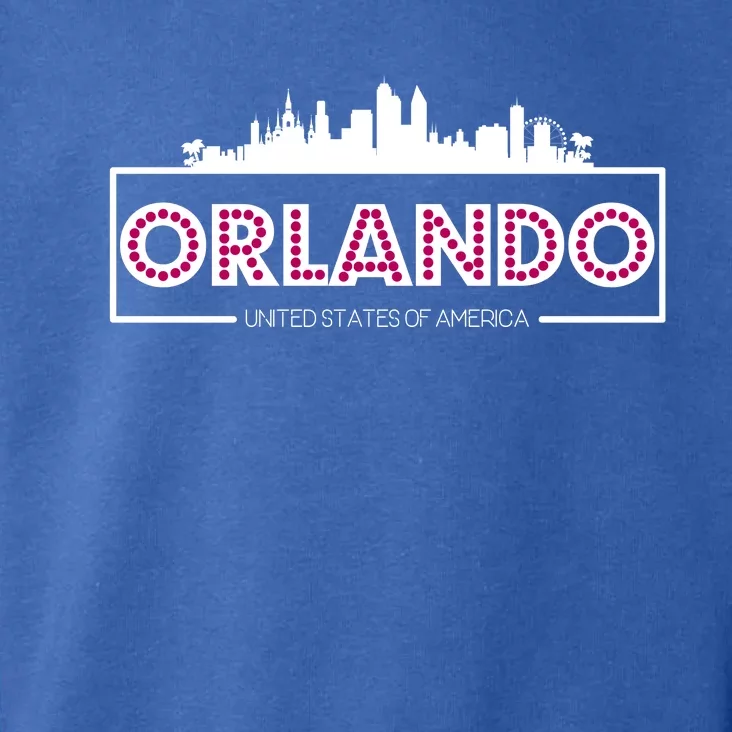 Retro Orlando City Skyline Toddler Hoodie