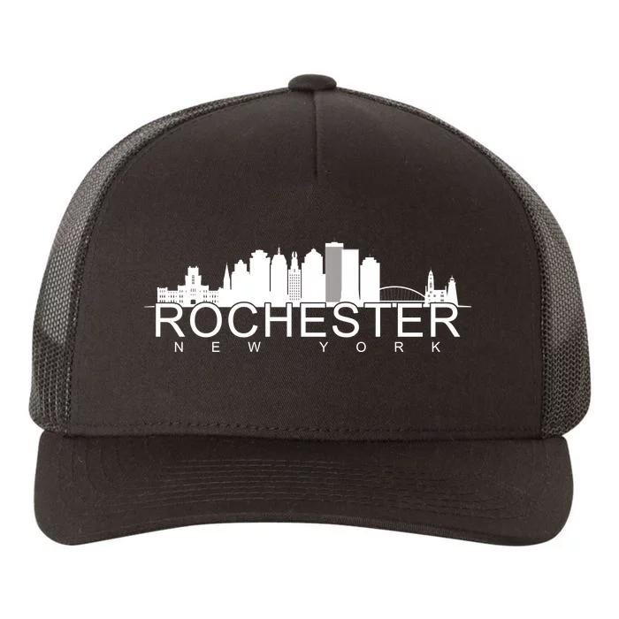 Rochester New York Skyline Yupoong Adult 5-Panel Trucker Hat