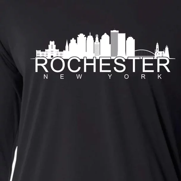 Rochester New York Skyline Cooling Performance Long Sleeve Crew