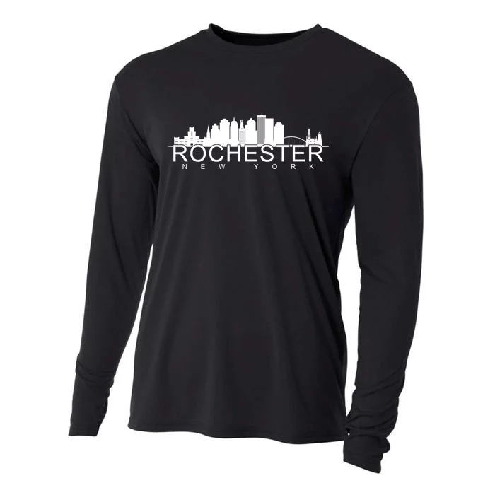 Rochester New York Skyline Cooling Performance Long Sleeve Crew