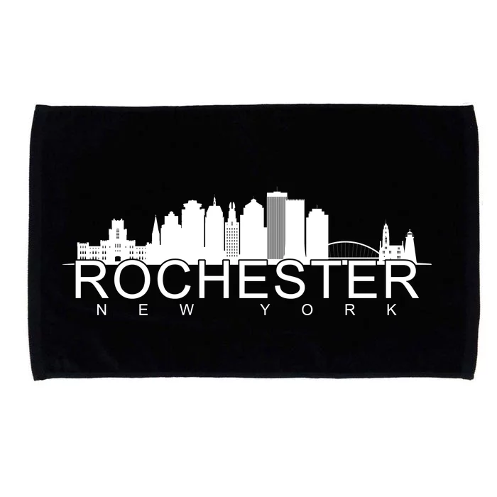 Rochester New York Skyline Microfiber Hand Towel