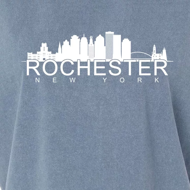 Rochester New York Skyline Garment-Dyed Women's Muscle Tee