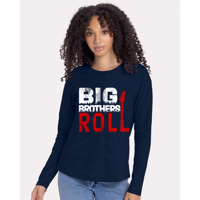 Rock And Roll Big Brothers Womens Cotton Relaxed Long Sleeve T-Shirt