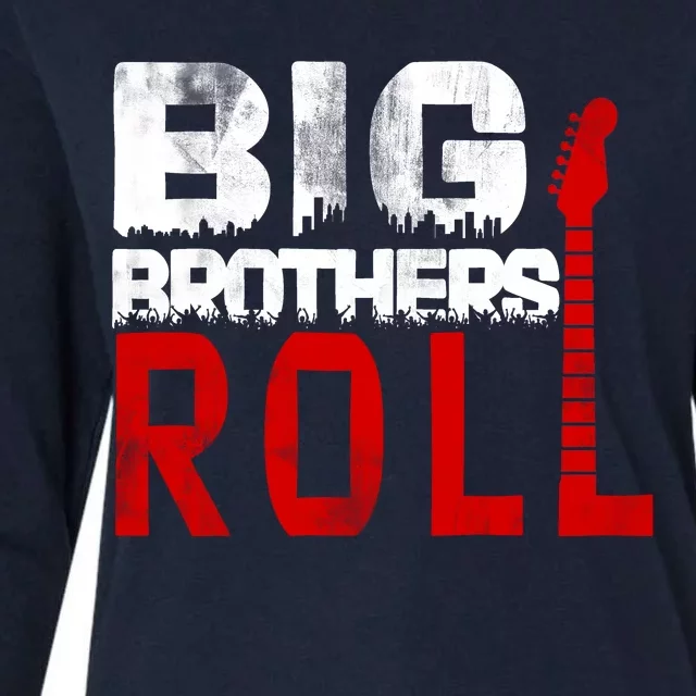 Rock And Roll Big Brothers Womens Cotton Relaxed Long Sleeve T-Shirt