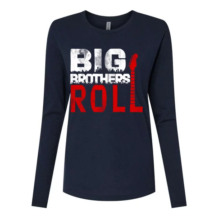 Rock And Roll Big Brothers Womens Cotton Relaxed Long Sleeve T-Shirt