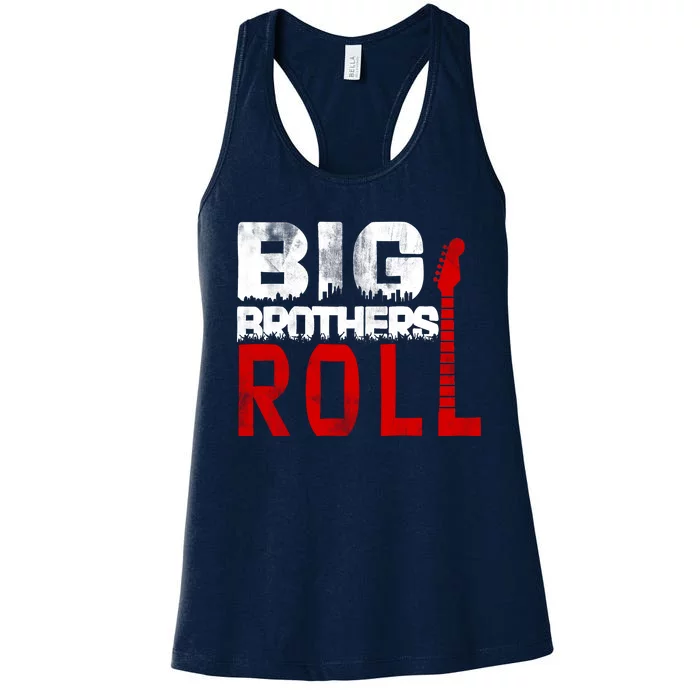 Rock And Roll Big Brothers Women's Racerback Tank