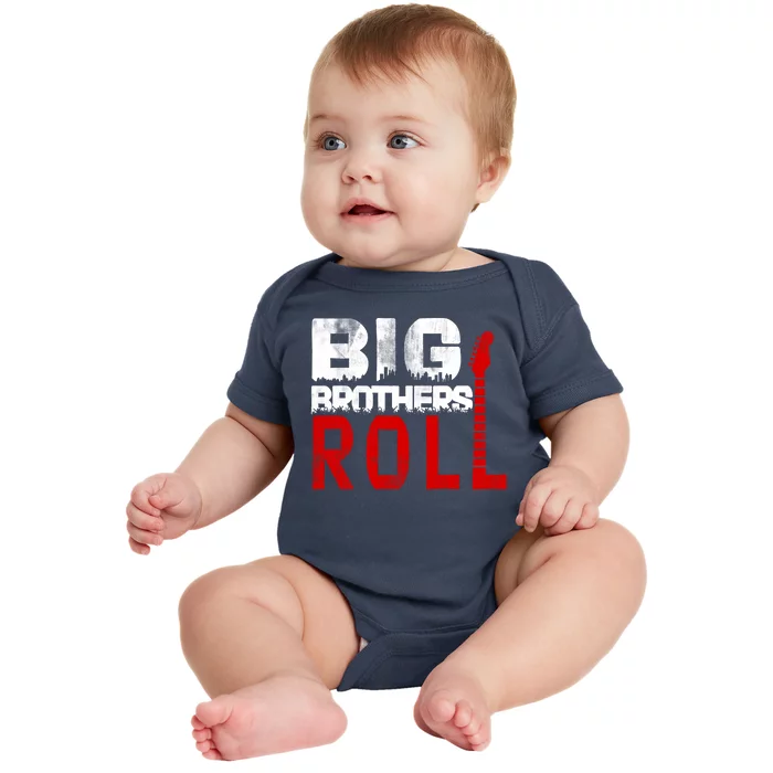 Rock And Roll Big Brothers Baby Bodysuit