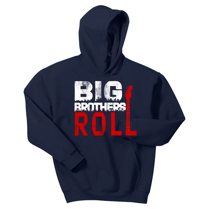 Rock And Roll Big Brothers Kids Hoodie